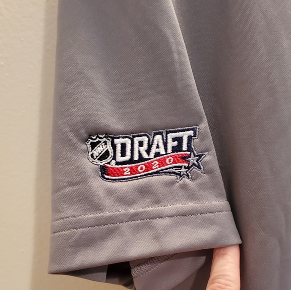 SOLD ! Adidas NY Rangers Gray NWT Polo Small - Picture 5 of 12